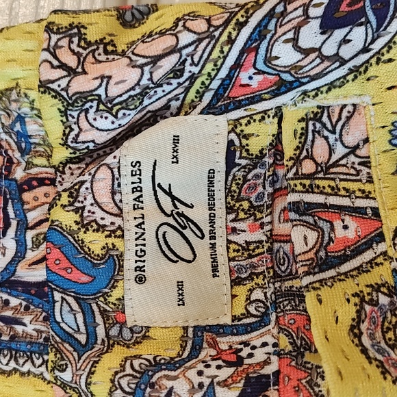 Rare Original Fables OgF Paisley Shorts - Picture 4 of 5